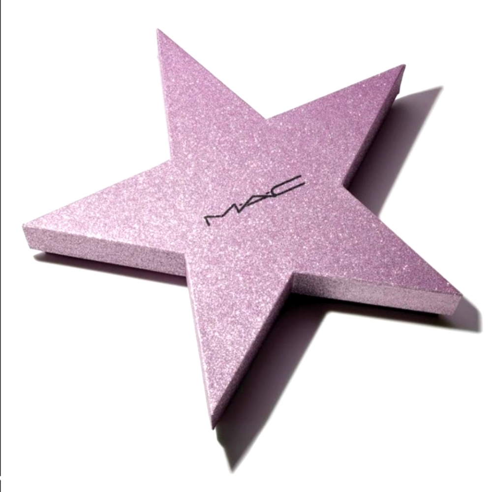 Mac cosmetic advent calendar purple glitter star